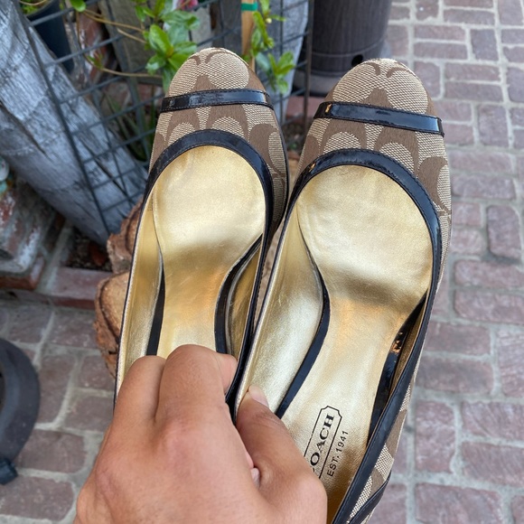 COACH KERRYANN | WOMEN | BROWN | WEDGE - Picture 8 of 8